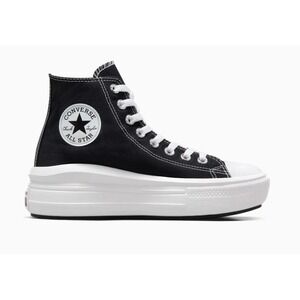 Converse CTAS Move HI Black Women's Size 5 Natural Ivory White Shoes 568497C